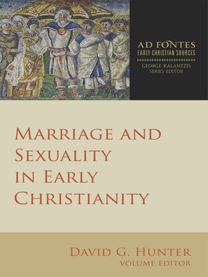 cover image of Marriage and Sexuality in Early Christianity
